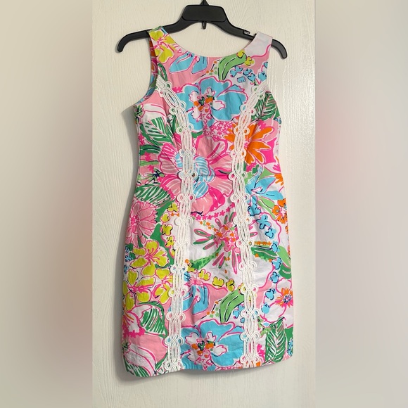 Lilly Pulitzer for Target Nosey Posey Floral Shift Dress-Colorful-Women 2 NWOT - Picture 1 of 13